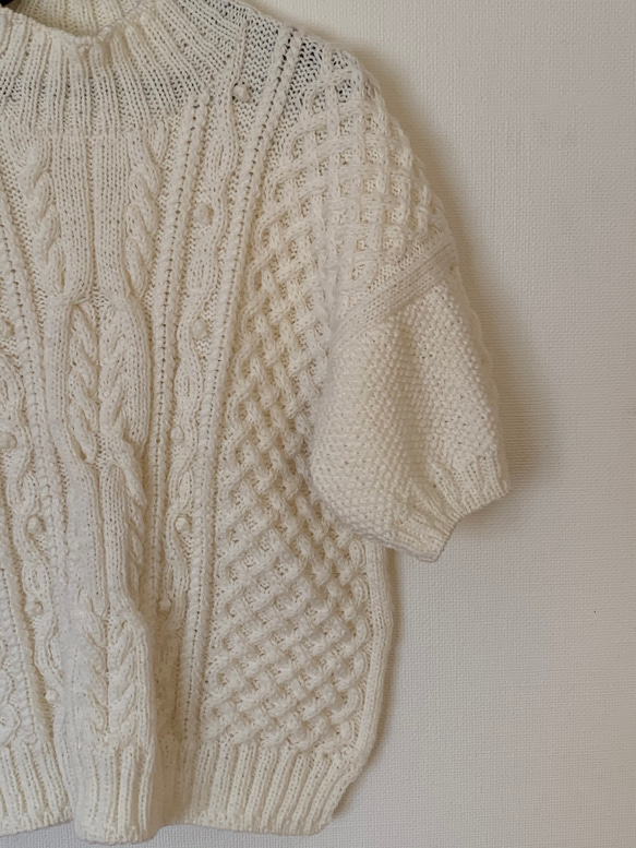 ※受注販売※暖かい手編みセーター 2枚目の画像