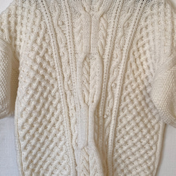 ※受注販売※暖かい手編みセーター 4枚目の画像