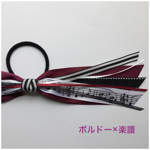 ポニーテールのためのribbon bow〜いろいろ〜 4枚目の画像