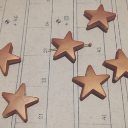 Vintage copper star beads ヴィンテージ ビーズ 1枚目の画像