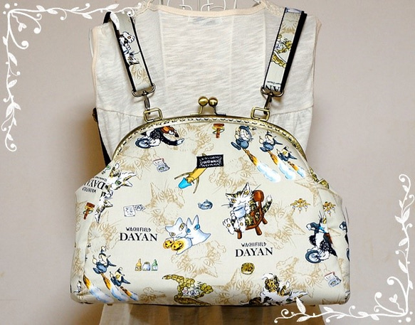 【再出品】たまやん　2way リュック（L）　ハンドメイド 再出品】たまやん 2way リュック（L） ハンドメイド 再出品