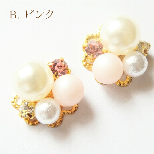可憐なビジュー ピアス/イヤリング ピアス（スタッド・一粒