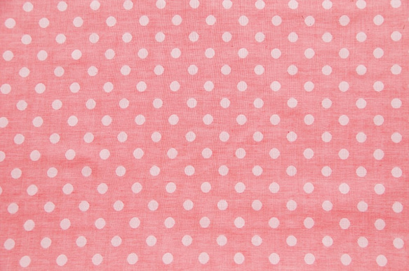 [お試し価格] Wガーゼ水玉 ピンク 4枚目の画像