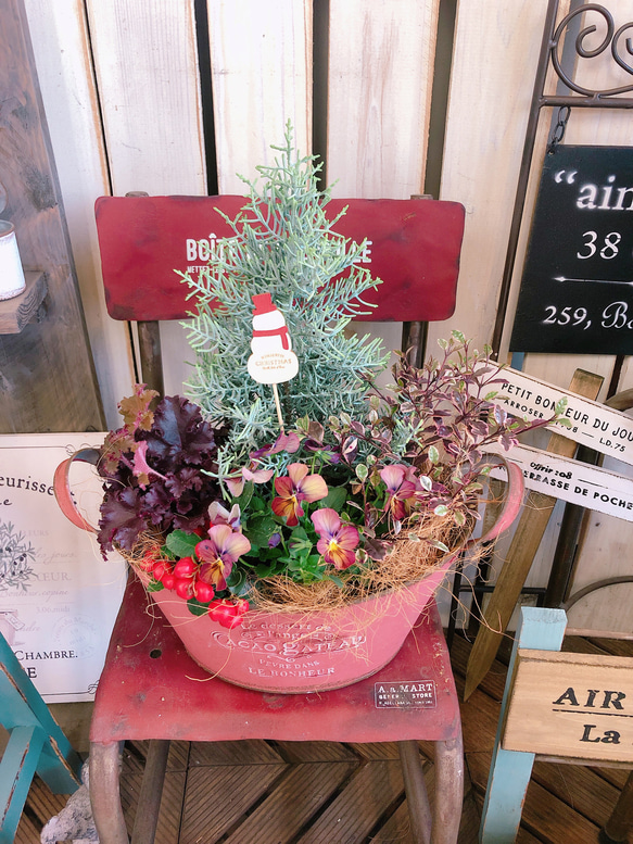 ハンドメイド　クリスマス飾り（お庭いっぱいChristmas❄） クリスマス 飾り かわいいお庭に♡ガーデン ガーデニング シャビーなお