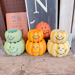 ラスト♡6個セット！ハロウィン雑貨♡【陶器鉢パンプキン型