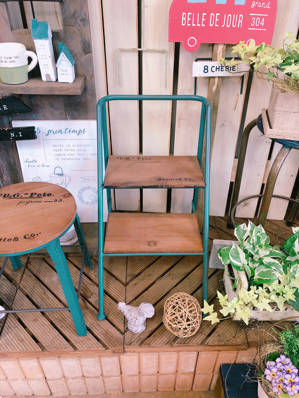 再販ラスト♡カッコイイ ラダーラック【インテリア雑貨ガーデン雑貨  