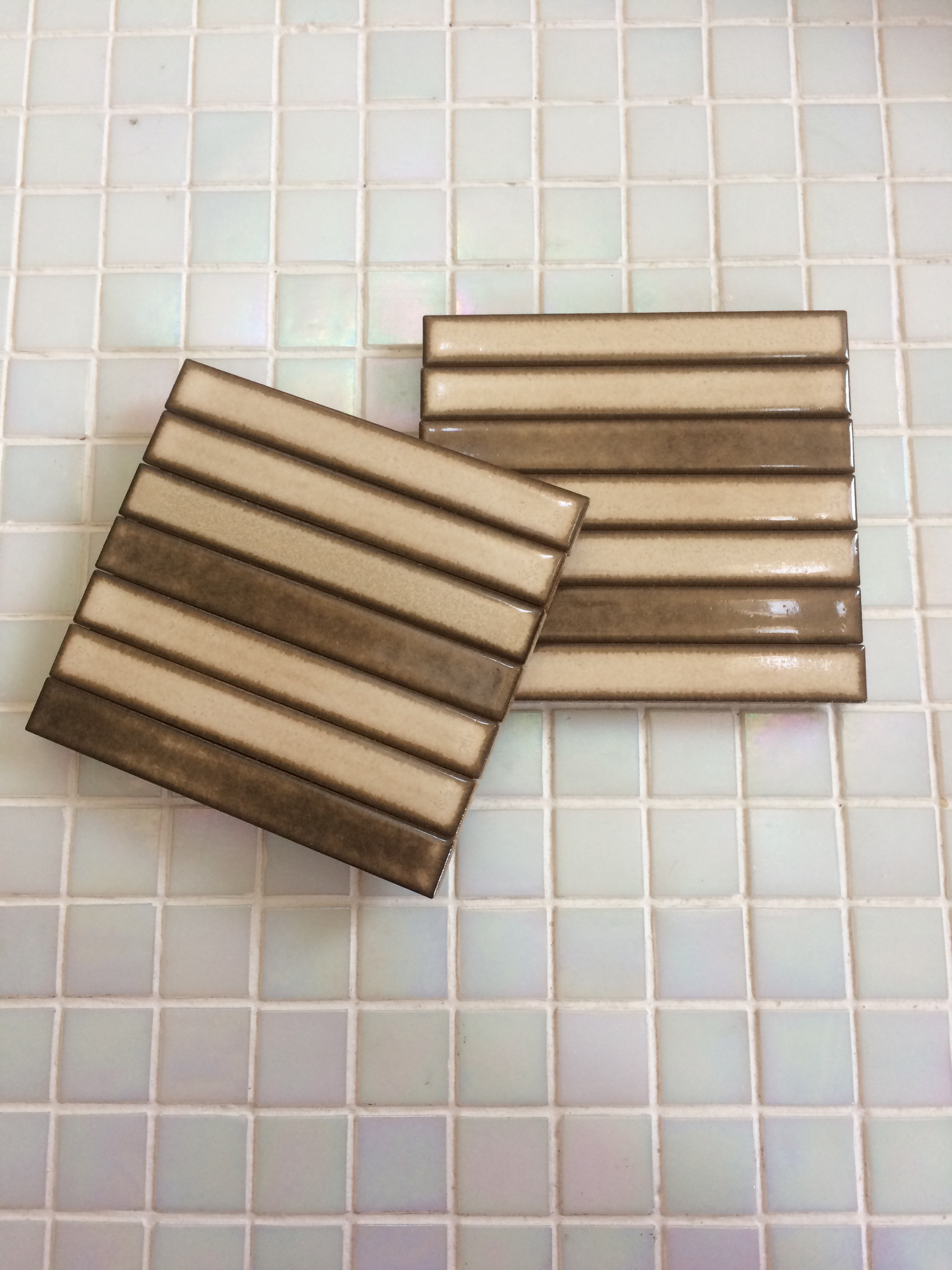 DIY 四色セット タイル 和風 コースター