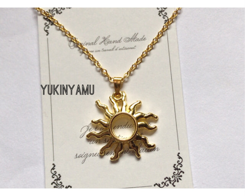 LiLiNa Sol 太陽ネックレス lilina07 – SISTINA JEWELRY