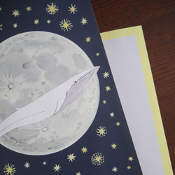 【販売終了】レターセット「full moon」 3枚目の画像