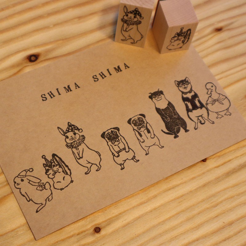 消しゴムはんこ★ニコちゃんサクランボ 消しゴムはんこ☆ニコちゃんサクランボ