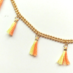 MINIMUM  Tassel necklace ~ vivid colors 3枚目の画像