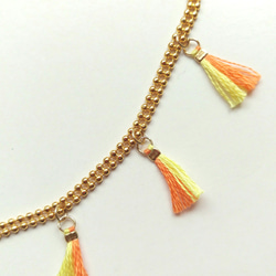 MINIMUM  Tassel necklace ~ vivid colors 4枚目の画像