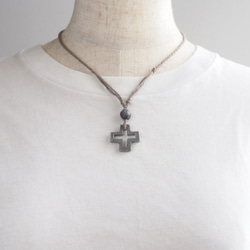 Pewter Cross Pendant（ラルビカイト） 2枚目の画像