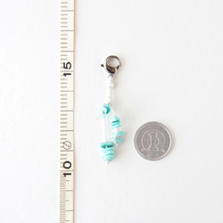 Chip Zipper Charm（ターコイズ） 5枚目の画像