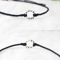 Oval Ring Anklet（black） 2枚目の画像