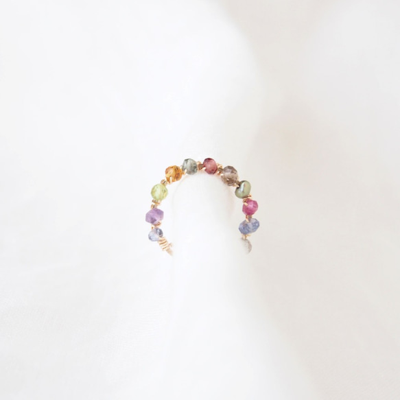 Circle Cuff（Multicolor）-片耳- 2枚目の画像