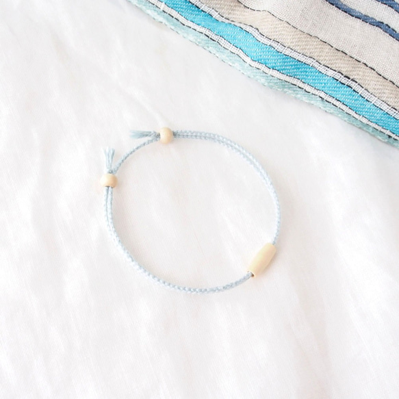 Whitewood Anklet（Pale Blue） 2枚目の画像