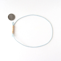 Whitewood Anklet（Pale Blue） 5枚目の画像