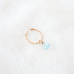 Circle Dangle Cuff（Aquamarine）-片耳- 7枚目の画像