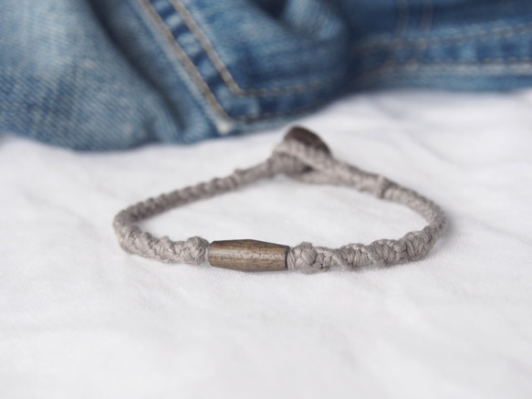 Greywood  Bracelet（Brown-gray） 1枚目の画像