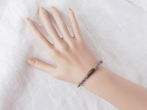 Greywood  Bracelet（Brown-gray） 3枚目の画像