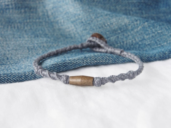 Greywood  Bracelet（Blue-gray） 1枚目の画像
