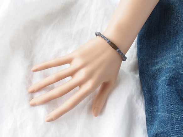 Greywood  Bracelet（Blue-gray） 2枚目の画像