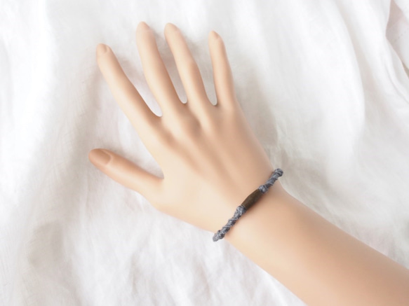 Greywood  Bracelet（Blue-gray） 3枚目の画像