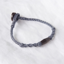 Greywood  Bracelet（Blue-gray） 5枚目の画像