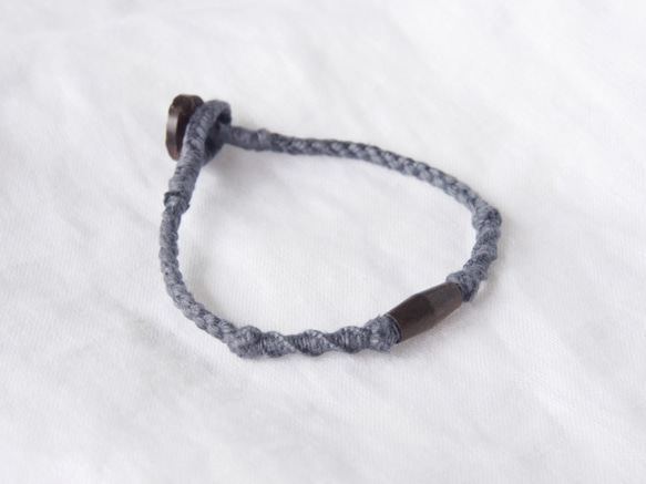 Greywood  Bracelet（Blue-gray） 5枚目の画像