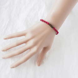 Greywood  Bracelet（Red） 2枚目の画像