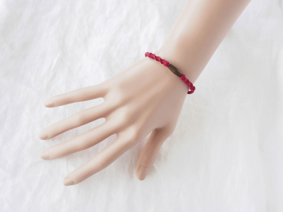 Greywood  Bracelet（Red） 2枚目の画像