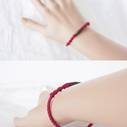 Greywood  Bracelet（Red） 3枚目の画像