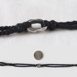 Pewter Ring Bracelet（Black） 5枚目の画像