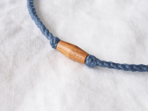 Redwood Short Necklace（Blue） 3枚目の画像