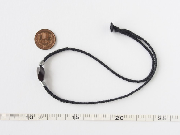 Wood Short Necklace（Ebony×Black） 5枚目の画像