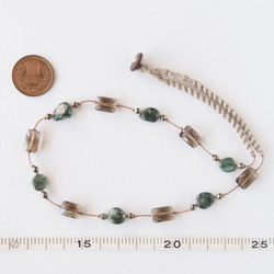 Smoky＆Green Necklace 5枚目の画像