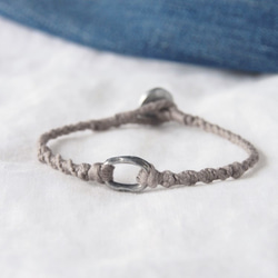 Brown-Gray Bracelet（Pewter Ring） 1枚目の画像