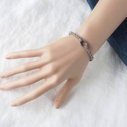 Brown-Gray Bracelet（Pewter Ring） 2枚目の画像