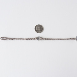 Brown-Gray Bracelet（Pewter Ring） 5枚目の画像