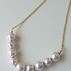 ＜500円値引き＞Nine pearls necklace 1枚目の画像