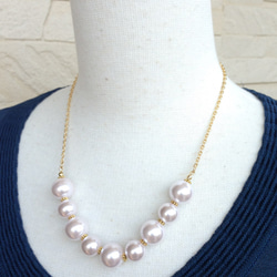 ＜500円値引き＞Nine pearls necklace 4枚目の画像
