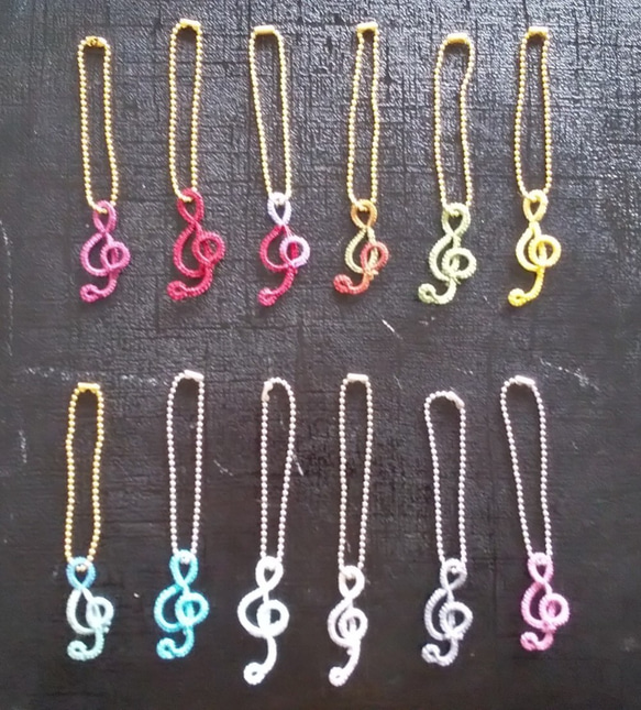 ト音記号をタティングレースで♪あなただけのチャームです☆彡 人気・おすすめ｜安定人気・収納便利におすすめ 丁寧対応 配送追跡可 人気ランキング上位