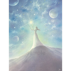 パステル画 原画作品 ～Tomorrow～ (額装品) 【送料無料】 絵画 Junko