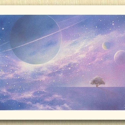 パステル画 原画作品 ～星降る夜Ⅳ～ (額装品) 絵画 Junko 通販