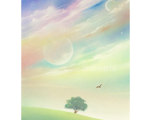 パステル画 原画作品 ～虹色の夢～ (額装品) 絵画 Junko 通販 7269593