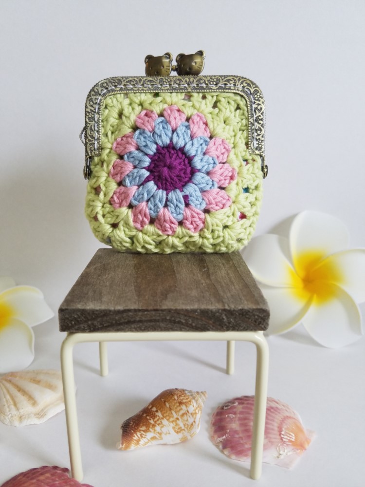 あわごん様☆ ハンドメイド　がま口ポーチ ☆