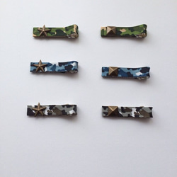 camouflage studs ピン 2個set 2枚目の画像