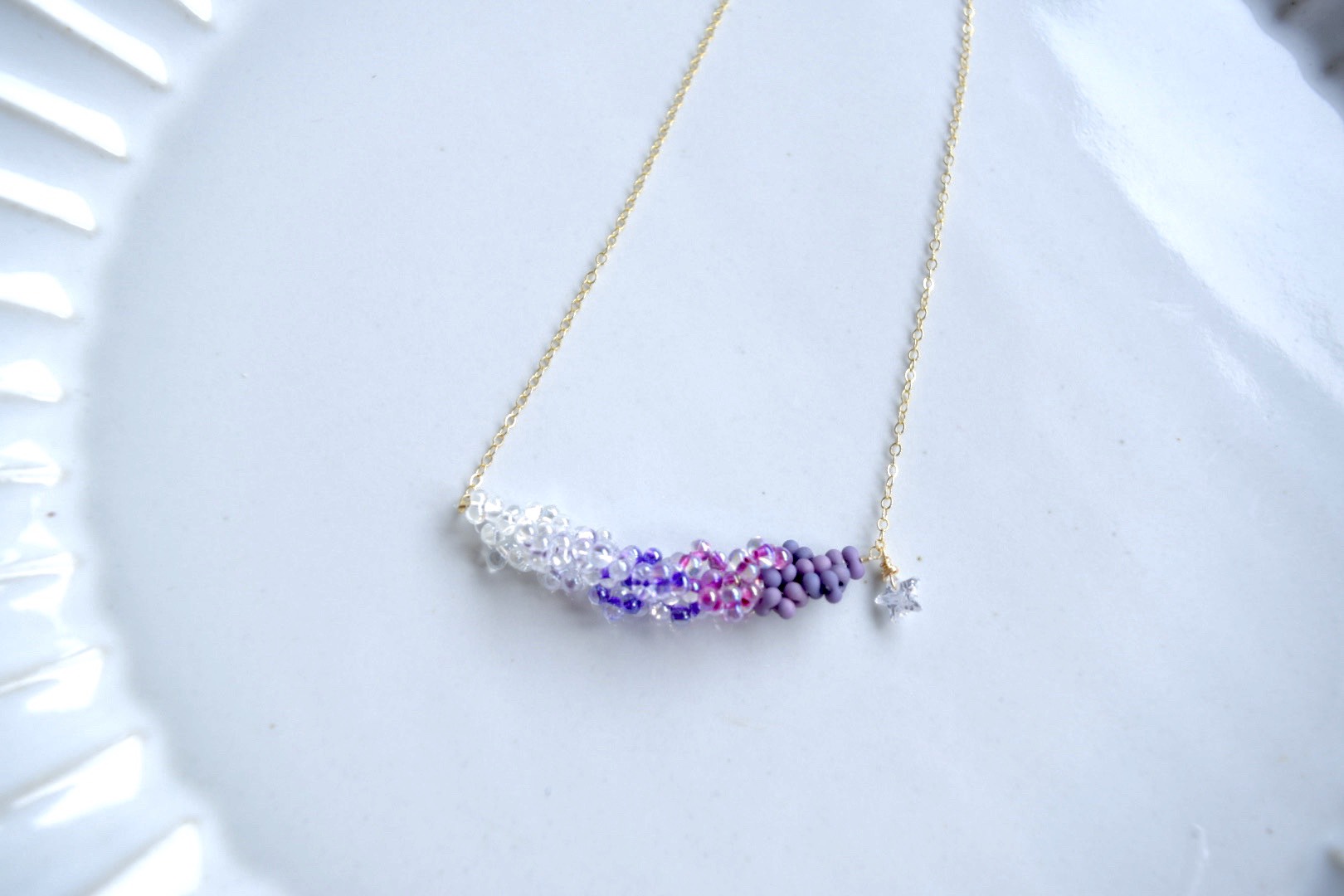 海ぶどうの星のネックレス