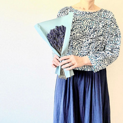 北海道富良野産・濃紫ラベンダー230本花束・ドライフラワースワッグNO23 7枚目の画像